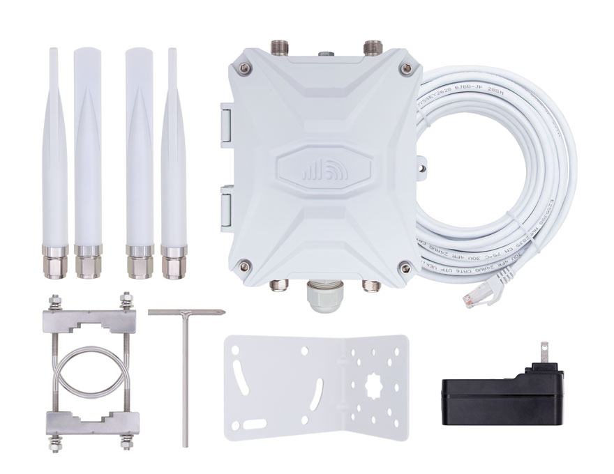 EZR34 Outdoor CAT12 4G Modem Router Package Contents