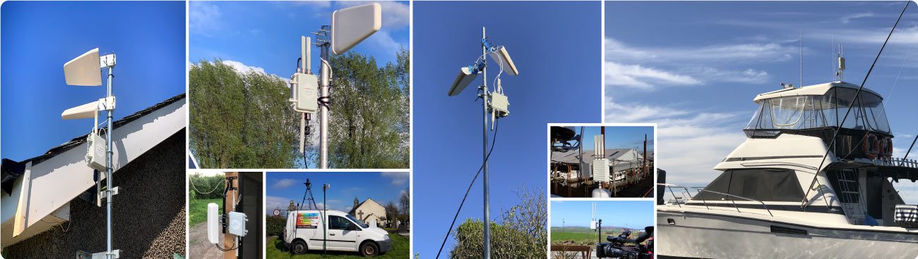 Outdoor 4G Router LTE Applications Rural Area Boat RV Internet