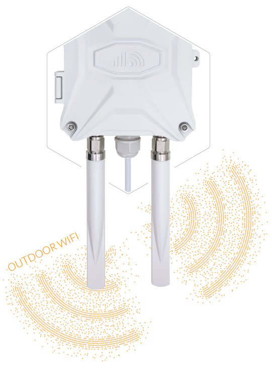 Outdoor 4G WiFi Router MIMO WiFi Coverage