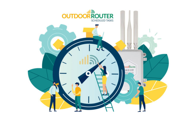 OutdoorRouter Configure Scheduled Tasks Cron Job