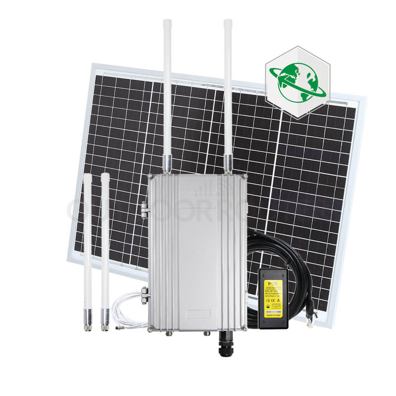 Battery 4G Router with Solar Panel
